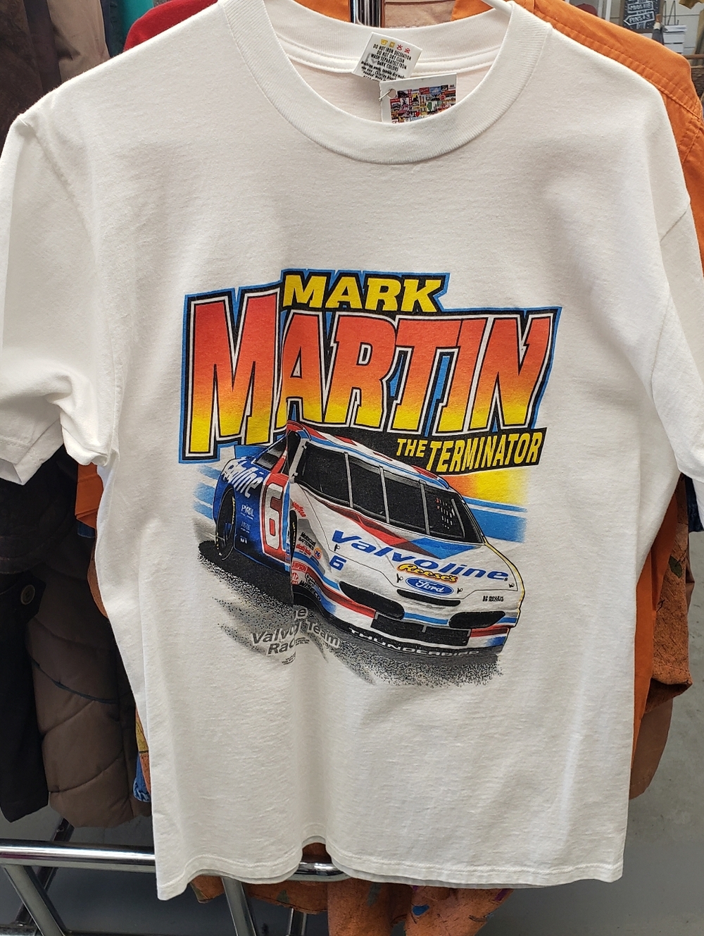 Vintage 1990s Mark Martin Nascar Racing Tee